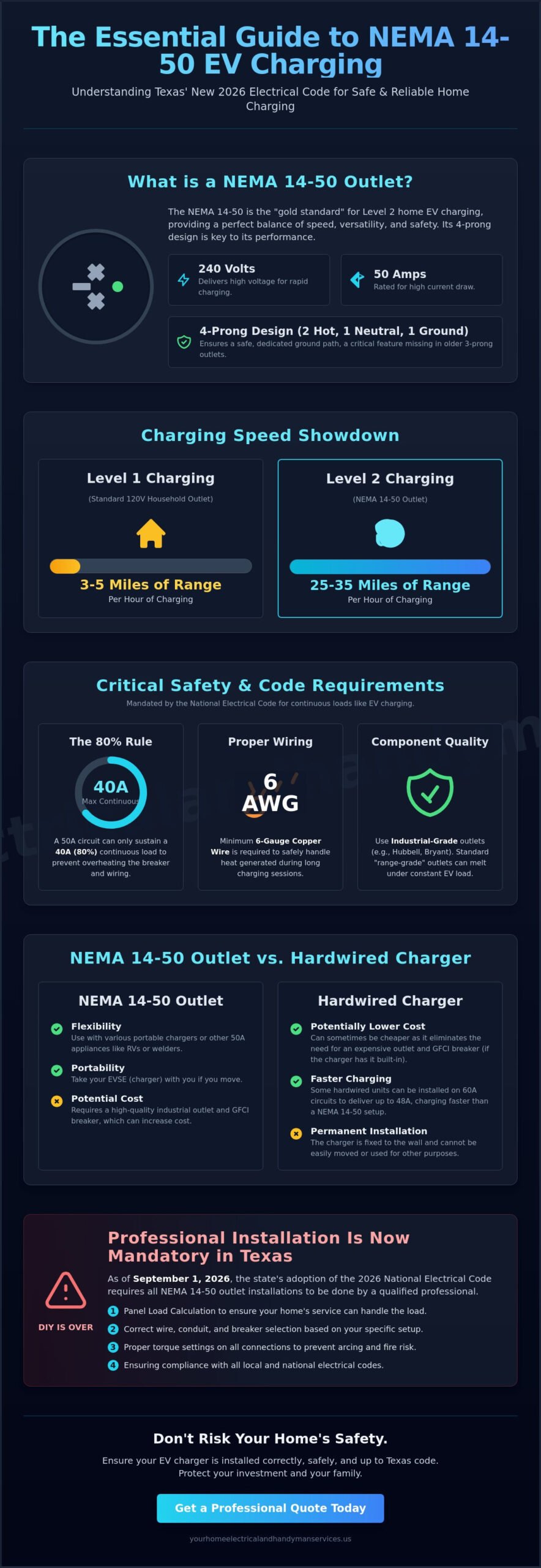 NEMA 14-50 Outlet Installation: The Complete Homeowner’s Guide for 2026