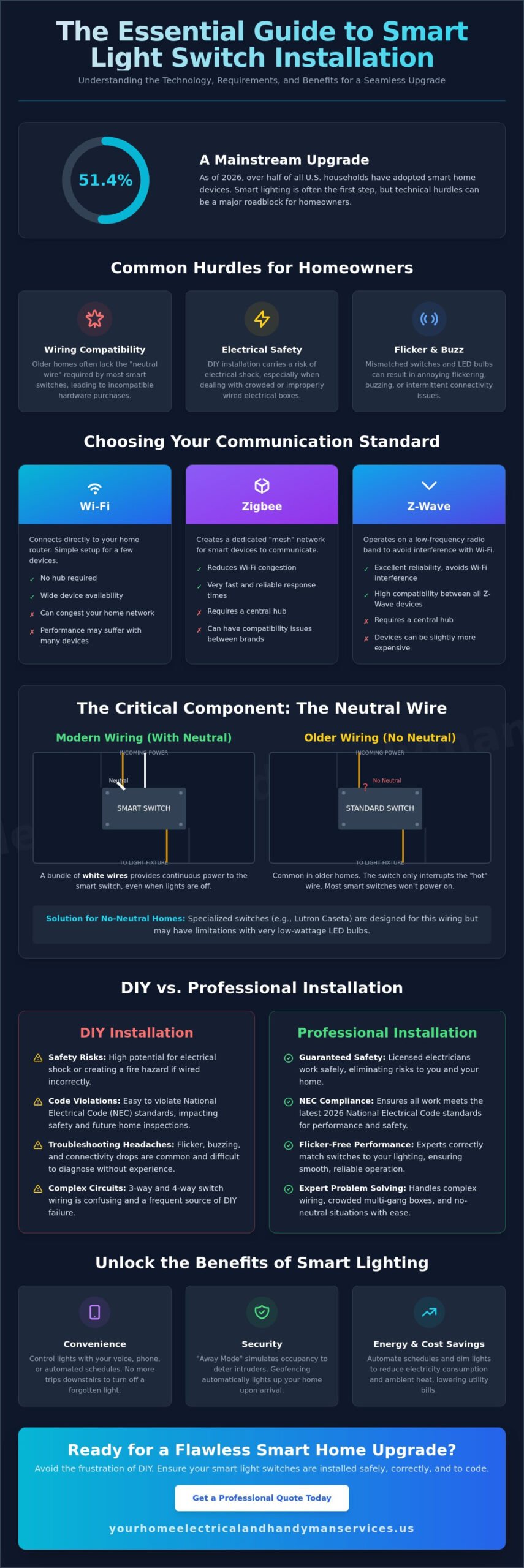Smart Light Switch Installation in Katy: 2026 Cost and Homeowner Guide