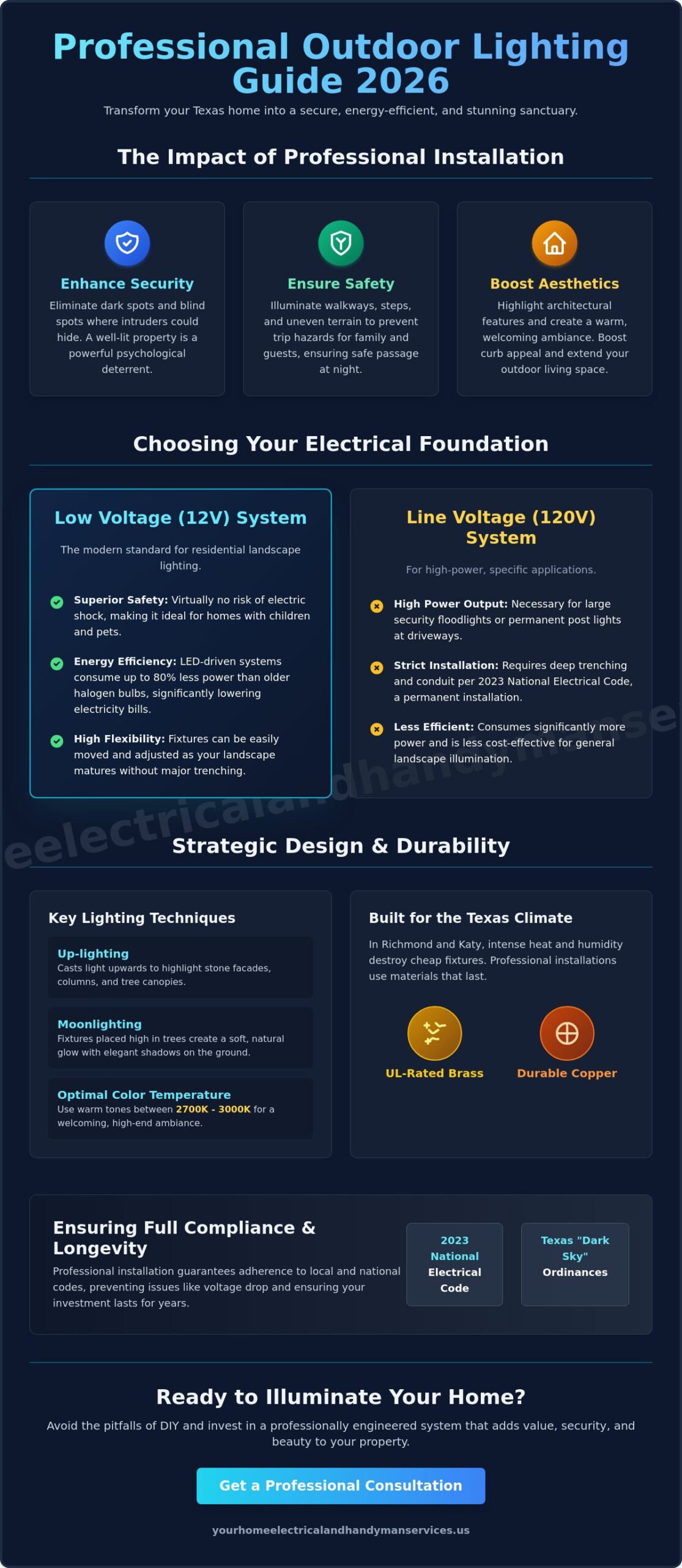 Upgrade Your Home with Energy-Efficient Outdoor Lighting Installation (2026 Guide)