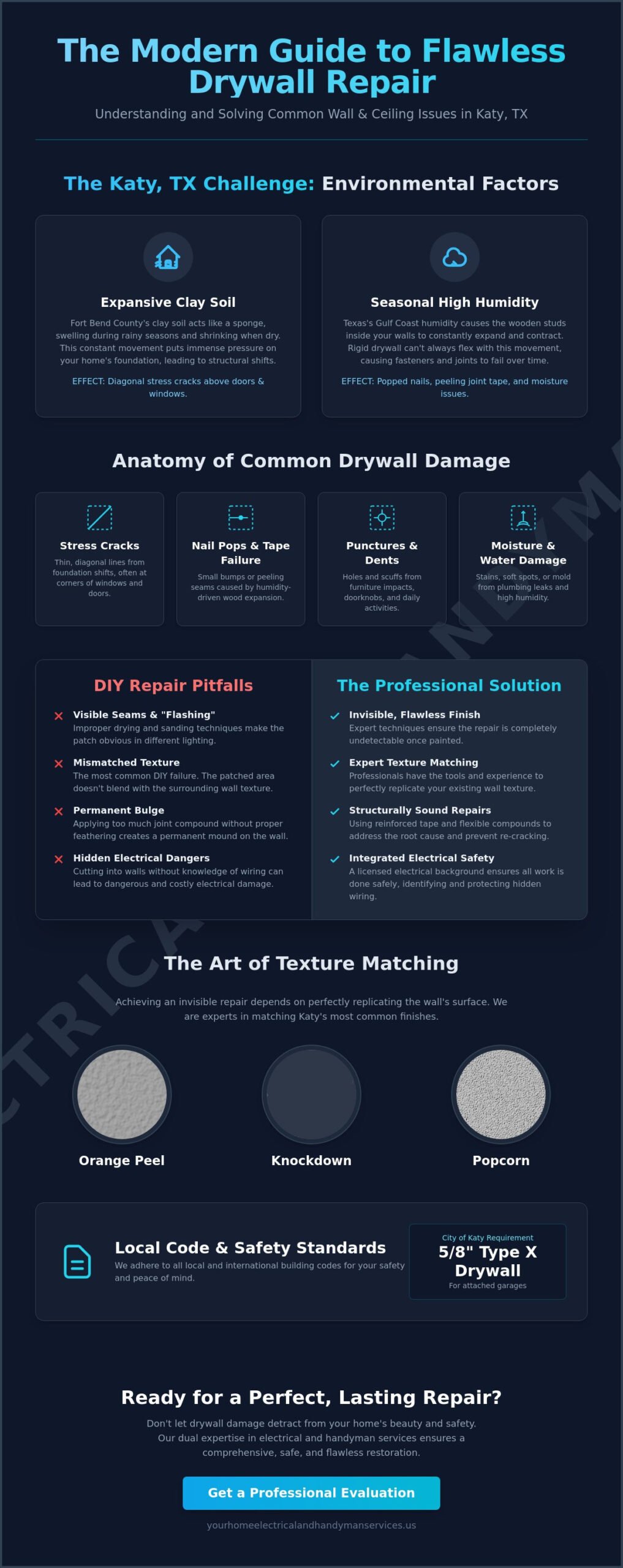 Professional Drywall Repair Katy TX: The 2026 Homeowner’s Restoration Guide