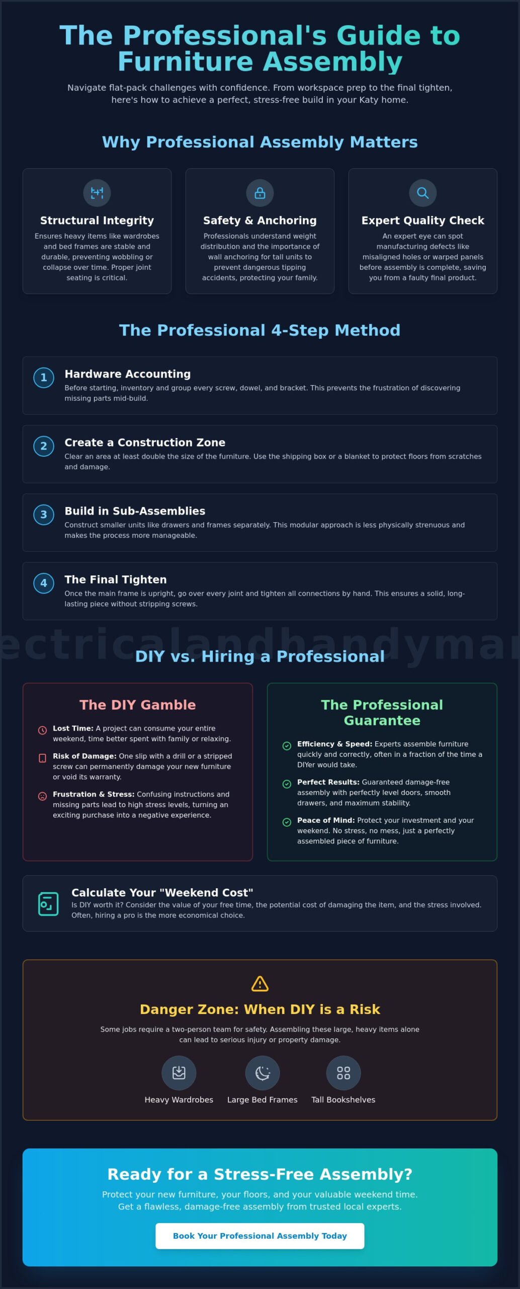 How to Master Furniture Assembly in Katy, TX: The 2026 Homeowner’s Guide
