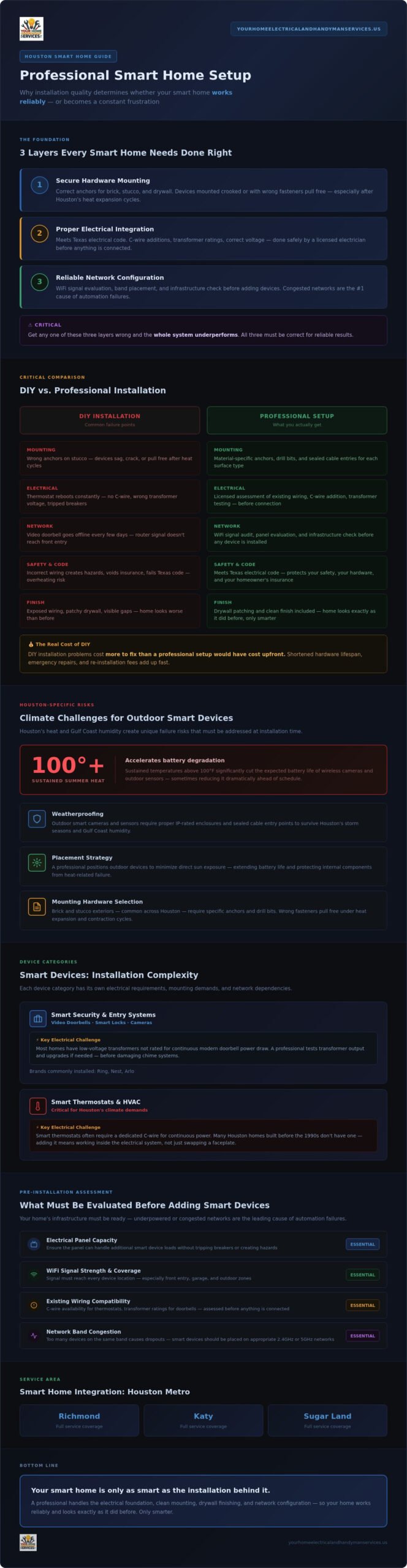 Smart Home Device Setup Houston: Professional Installation Guide 2026